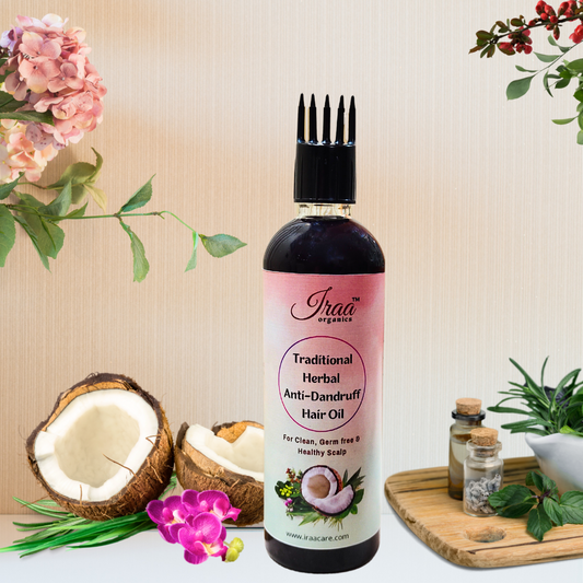 TRADITIONAL HERBAL ANTI-DANDRUFF HAIR OIL